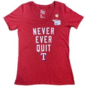 The Nike Tee MLB Texas Rangers Positive‎ Quote